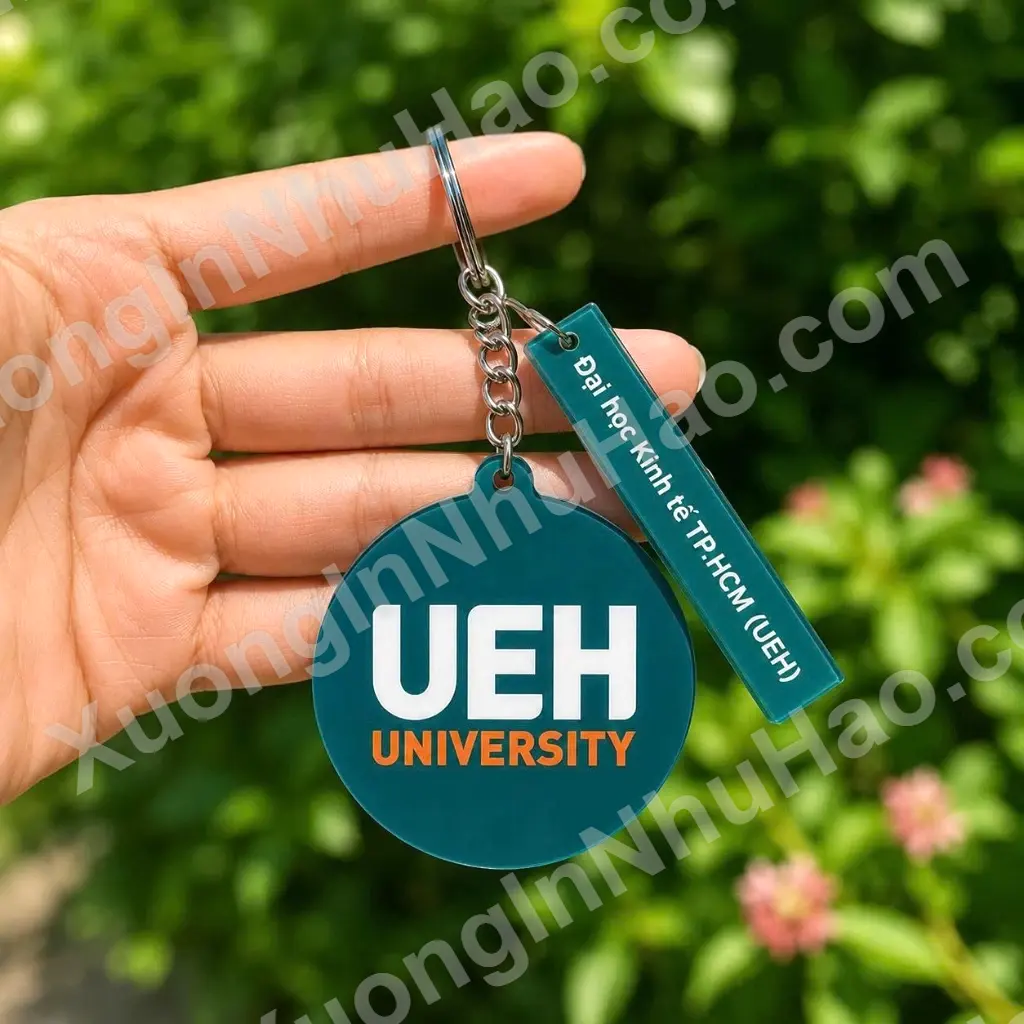 Móc Khóa Đại Học Bách Khoa HN, ĐH Quốc Gia HN, Đại Học Tôn Đức Thắng, Nhận Đơn Từ 1 Móc, Miễn Phí Thiết Kế 3