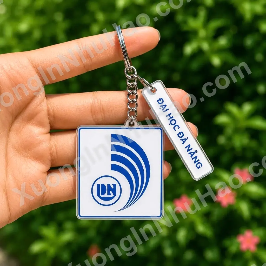 Móc Khóa Đại Học Bách Khoa HN, ĐH Quốc Gia HN, Đại Học Tôn Đức Thắng, Nhận Đơn Từ 1 Móc, Miễn Phí Thiết Kế 6