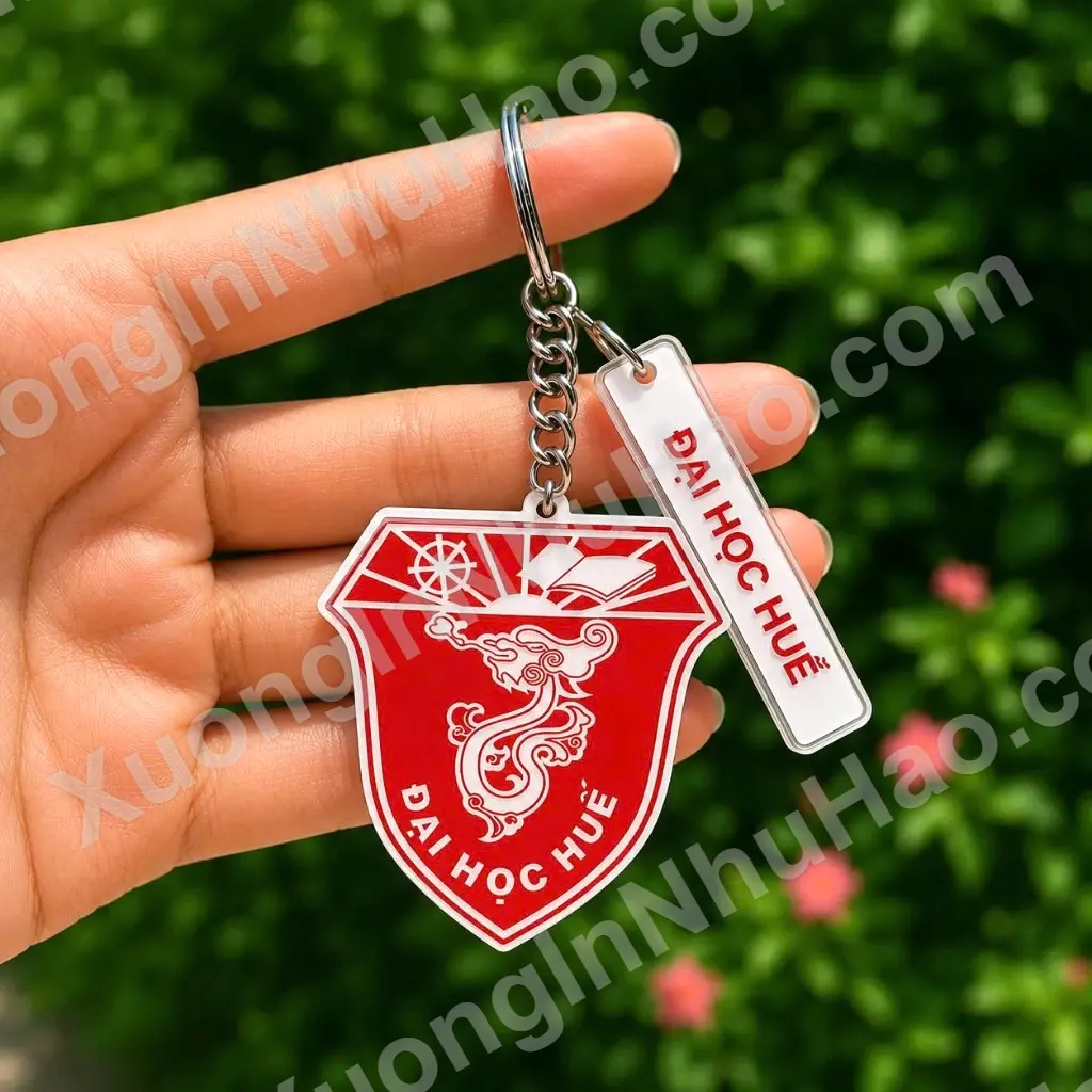 Móc Khóa Đại Học Bách Khoa HN, ĐH Quốc Gia HN, Đại Học Tôn Đức Thắng, Nhận Đơn Từ 1 Móc, Miễn Phí Thiết Kế 7