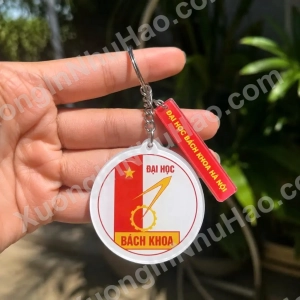 Móc Khóa Đại Học Bách Khoa HN, ĐH Quốc Gia HN, Đại Học Tôn Đức Thắng, Nhận Đơn Từ 1 Móc, Miễn Phí Thiết Kế
