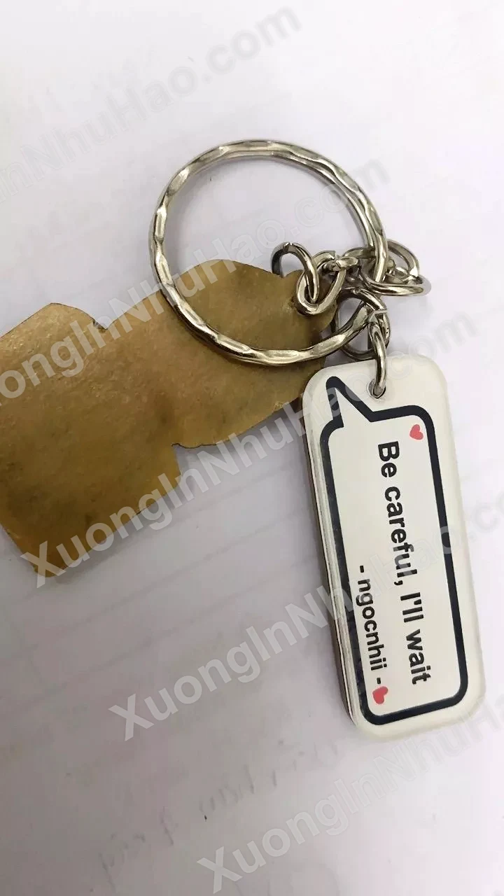 Móc Khoá Ghi Lời Nhắn Theo Yêu Cầu Làm Quà Tặng 6 Móc Khoá Ghi Lời Nhắn Theo Yêu Cầu Làm Quà Tặng 5