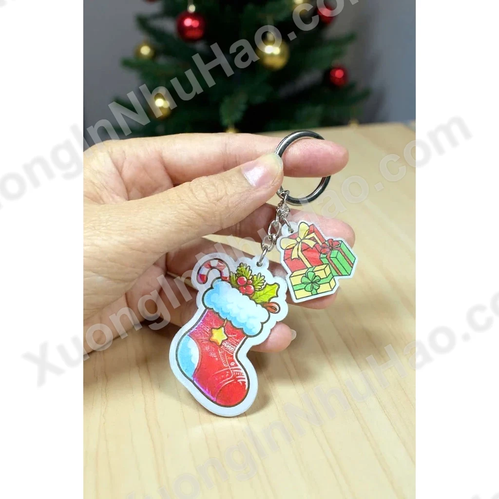 Móc Khóa Giáng Sinh Noel Dễ Thương, Nhận Đơn Từ 1 Móc, Miễn Phí Thiết Kế 3 Móc Khóa Giáng Sinh Noel Dễ Thương, Nhận Đơn Từ 1 Móc, Miễn Phí Thiết Kế 2