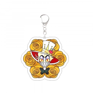 Móc Khoá Hazbin Hotel Gothic Dark Style Keychain 5cm 1