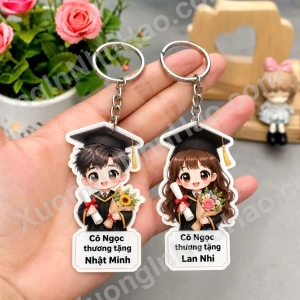 Móc Khóa Học Sinh Chibi Tốt Nghiệp - Quà Tặng Cuối Năm Ý Nghĩa