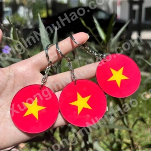 Móc Khóa In Cờ Quốc Gia Việt Nam, Cờ Các Nước, Đa Dạng Mẫu Mã, Phụ Kiện Treo Xe, Quà Tặng Sự Kiện , Khai Trương... 1