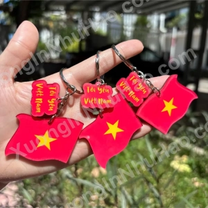 Móc Khóa In Cờ Quốc Gia Việt Nam, Cờ Các Nước, Đa Dạng Mẫu Mã, Phụ Kiện Treo Xe, Quà Tặng Sự Kiện , Khai Trương...