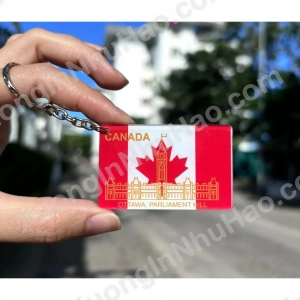 Móc Khóa In Cờ Và Biểu Tượng Quốc Gia Việt Nam Và Các Nước G8- Phụ Kiện Treo Balo, Túi Xách, Xe Oto, Chìa Khóa... 1
