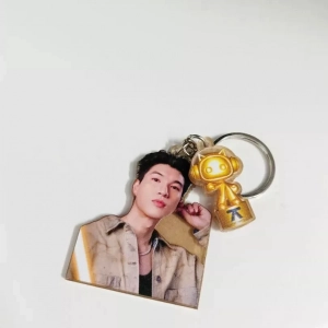 Móc Khoá Keychain Acrylic Hiếu Thứ Hai Quán Quân Anh Trai Say Hi Móc Khóa 2 Mảnh Hình Và Cúp Vàng Tiệm