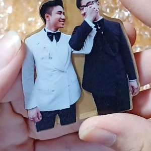 Móc Khóa Keychain Acrylic Ninh Anh Bùi Nguyễn Tùng Dương Amiuoi Couple Đáng Yêu Mang Năng Lượng Tích Cực Cho Giới Trẻ