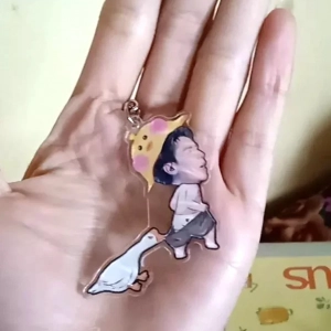 Móc Khoá Keychain Acrylic Quang Hùng MasterD Ghép Mặt Chibi Cute Dễ Thương 1