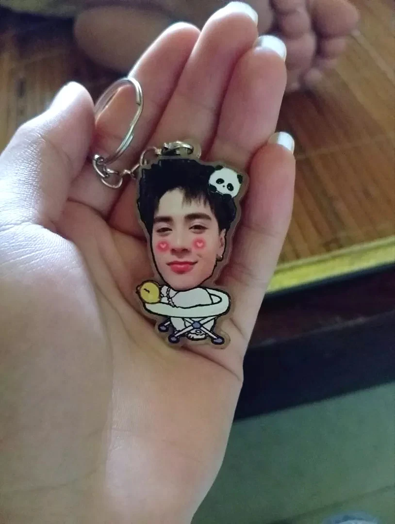 Móc Khoá Keychain Acrylic Quang Hùng MasterD Ghép Mặt Chibi Cute Dễ Thương 1 Móc Khoá Keychain Acrylic Quang Hùng MasterD Ghép Mặt Chibi Cute Dễ Thương