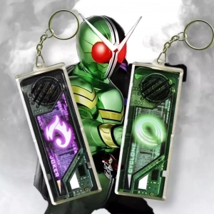 Móc Khóa Keychain Gaia Memory Kamen Rider Double W Cyclone Phụ Kiện Trang Trí Chibi Dễ Thương Quà Tặng