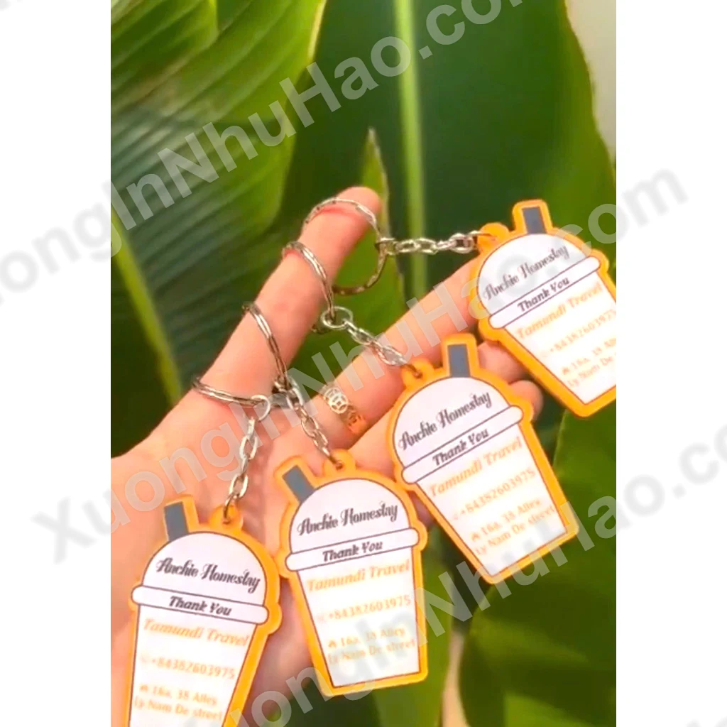 Móc Khóa Logo Hình Trà Sữa - Móc Khóa Thiết Kế Theo Yêu Cầu 4 Móc Khóa Logo Hình Trà Sữa - Móc Khóa Thiết Kế Theo Yêu Cầu 3