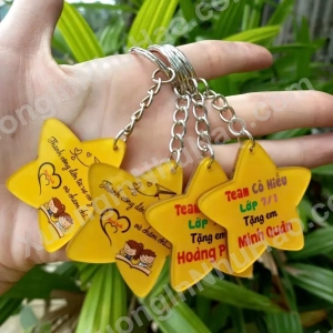Móc Khóa Logo - Móc Khóa In Logo Thương Hiệu, Doanh Nghiệp - Thiết Kế Theo Yêu Cầu 1