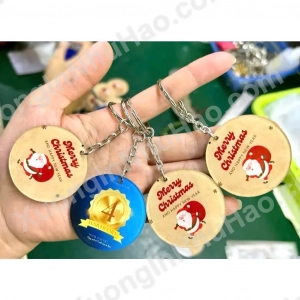 Móc Khóa Logo Mừng Giáng Sinh - Thiết Kế Theo Yêu Cầu, Quà Tặng Noel Ý Nghĩa, Nhận Đơn Từ 1 Móc, Miễn Phí Thiết Kế 1