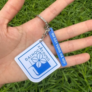 Móc Khóa Logo Trường Đại Học Xây Dựng Hà Nội, Nhận Đơn Từ 1 Móc, Miễn Phí Thiết Kế