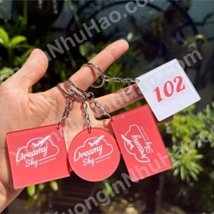 Móc Khóa Logo Và Số Phòng Nhà Nghỉ, Khách Sạn, Homestay Theo Yêu Cầu, Nhận Đơn Từ 1 Móc, Miễn Phí Thiết Kế 1