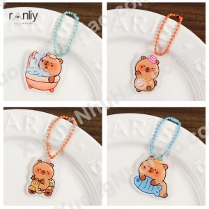 Móc Khoá Mica Capybara, Móc Khóa Treo Ba Lô, Móc Khóa Trang Trí 1