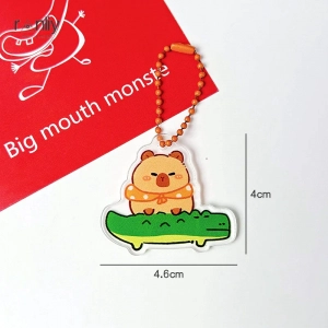 Móc Khoá Mica Capybara, Móc Khóa Treo Ba Lô, Móc Khóa Trang Trí