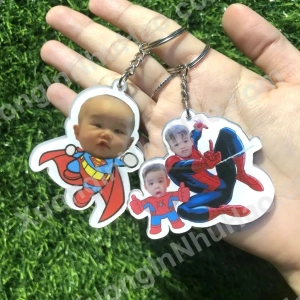Móc Khóa Mica Chibi Bé Trai - Móc Khóa Làm Theo Yêu Cầu 1