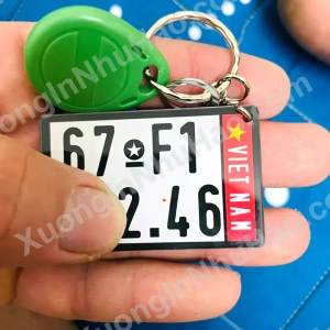 Móc Khóa Mica In Biển Số Xe Máy Thiết Kế Và In Chữ Theo Yêu Cầu, Nhận Đơn Từ 1 Móc, Thiết Kế Miễn Phí 1