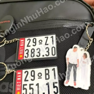 Móc Khóa Mica In Biển Số Xe Máy Thiết Kế Và In Chữ Theo Yêu Cầu, Nhận Đơn Từ 1 Móc, Thiết Kế Miễn Phí