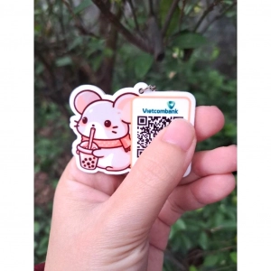 Móc Khóa Mica In Qr Code 12 Con Giáp (2 Mặt In Theo Yêu Cầu), Nhận Đơn Từ 1 Móc, Miễn Phí Thiết Kế 1