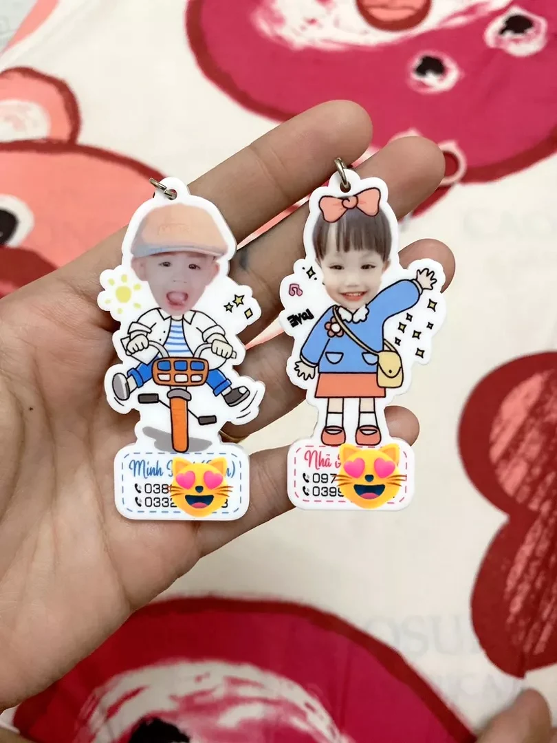 Móc Khoá Mica Trong Suốt 2 Mặt Ghép Chibi Ghi Thông Tin Theo Yêu Cầu , Nhận Đơn Từ 1 Móc, Miễn Phí Thiết Kế 5 Móc Khoá Mica Trong Suốt 2 Mặt Ghép Chibi Ghi Thông Tin Theo Yêu Cầu , Nhận Đơn Từ 1 Móc, Miễn Phí Thiết Kế 4