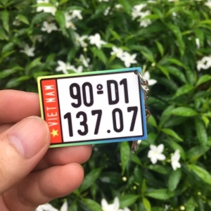 Móc Khóa Mica Trong Suốt In QR Code (2 Mặt In Hình Theo Yêu Cầu) Nhận Đơn Từ 1 Móc - Miễn Phí Thiết Kế 1