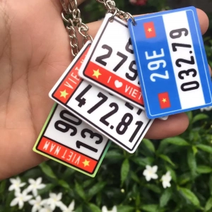 Móc Khóa Mica Trong Suốt In QR Code (2 Mặt In Hình Theo Yêu Cầu) Nhận Đơn Từ 1 Móc - Miễn Phí Thiết Kế
