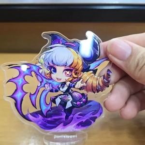 Móc Khoá, Standee Đứng, Standee Lò Xo Liên Minh Huyền Thoại LOL Đấu Trường Chân Lý TFT Trang Trí Túi Sách, Balo, Bàn Học 1