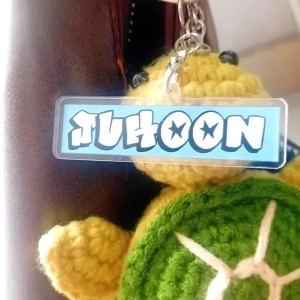 Móc Khóa Tên Cortis KPOP James, Juhoon, Martin, Seonghyeon, Keonho 5cm 1
