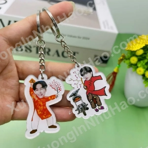 Móc Khóa Tết, Móc Khóa Ghép Hình Chibi Hài Hước, Dễ Thương, Nhận Đơn Từ 1 Móc, Miễn Phí Thiết Kế 1