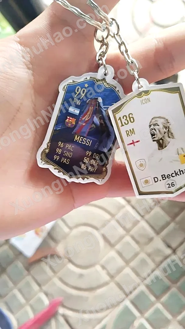Móc Khóa Thẻ Cầu Thủ Bóng Đá Ngẫu Nhiên Tất Cả Các Mùa Đeo Chia Khóa Xe 10 Móc Khóa Thẻ Cầu Thủ Bóng Đá Ngẫu Nhiên Tất Cả Các Mùa Đeo Chia Khóa Xe 9