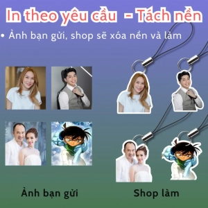 Móc Treo Điện Thoại, Dây Đeo Phone Charm In Theo Yêu Cầu, Mẫu Có Sẵn HIEUTHUHAI, Dương Domic, Quang Hùng 1