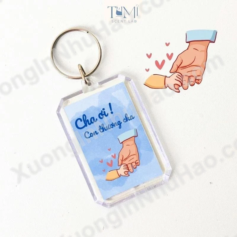 Quà Tặng 20/10, Móc Khoá Thông Điệp Thay Lời Tặng Bố Mẹ, Móc Khoá Gia Đình, Gửi Lời Yêu Thương Cha Mẹ, Tặng Mẹ Dị 4