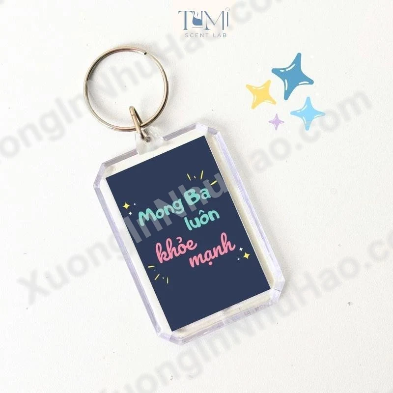 Quà Tặng 20/10, Móc Khoá Thông Điệp Thay Lời Tặng Bố Mẹ, Móc Khoá Gia Đình, Gửi Lời Yêu Thương Cha Mẹ, Tặng Mẹ Dị 6