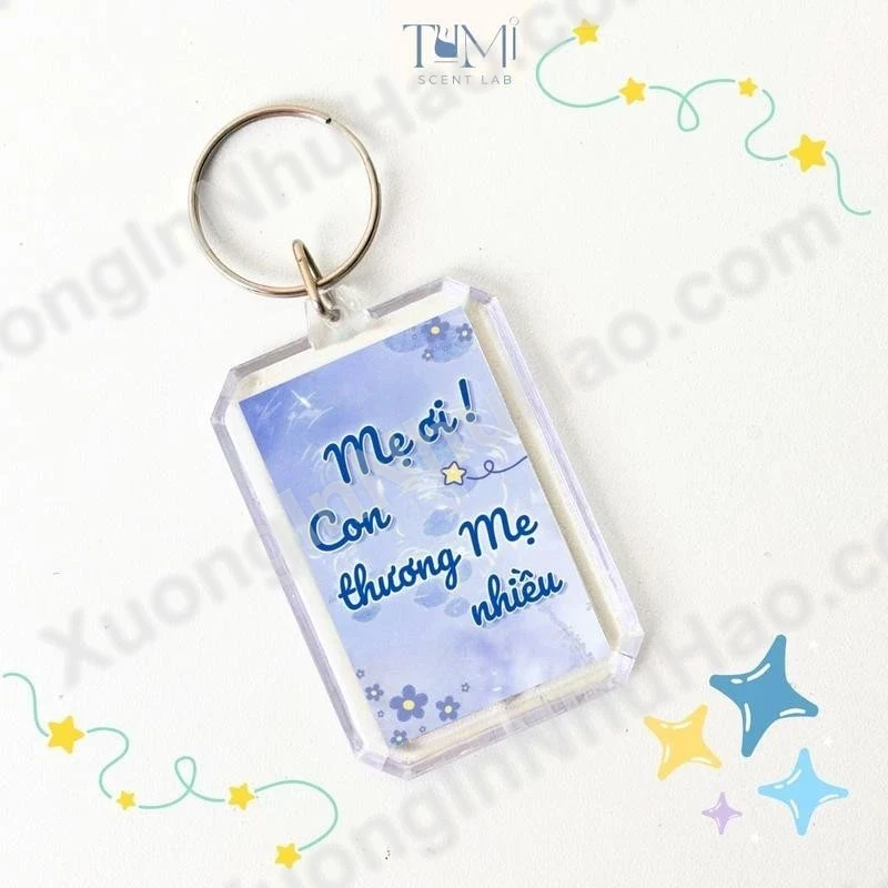 Quà Tặng 20/10, Móc Khoá Thông Điệp Thay Lời Tặng Bố Mẹ, Móc Khoá Gia Đình, Gửi Lời Yêu Thương Cha Mẹ, Tặng Mẹ Dị 7