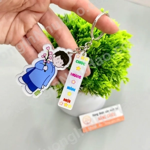 Quà Tặng Bé Trai, Bé Gái, Câu Chúc Tết Ý Nghĩa, Móc Khóa Tết, Nhận Đơn Từ 1 Móc, Miễn Phí Thiết Kế 1