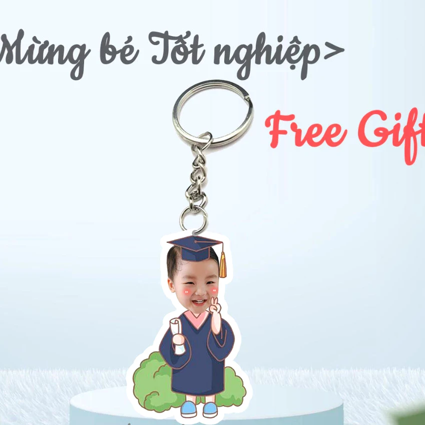 Quà Tặng Móc Khóa Tốt Nghiệp Cho Bé - Nhận Đơn Từ 1 Móc - Miễn Phí Thiết Kế 3 Quà Tặng Móc Khóa Tốt Nghiệp Cho Bé - Nhận Đơn Từ 1 Móc - Miễn Phí Thiết Kế 2