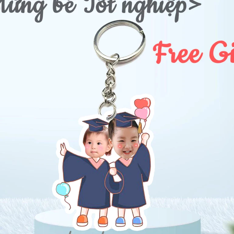 Quà Tặng Móc Khóa Tốt Nghiệp Cho Bé - Nhận Đơn Từ 1 Móc - Miễn Phí Thiết Kế 4 Quà Tặng Móc Khóa Tốt Nghiệp Cho Bé - Nhận Đơn Từ 1 Móc - Miễn Phí Thiết Kế 3