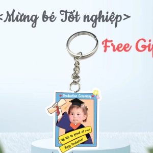 Quà Tặng Móc Khóa Tốt Nghiệp Cho Bé - Nhận Đơn Từ 1 Móc - Miễn Phí Thiết Kế