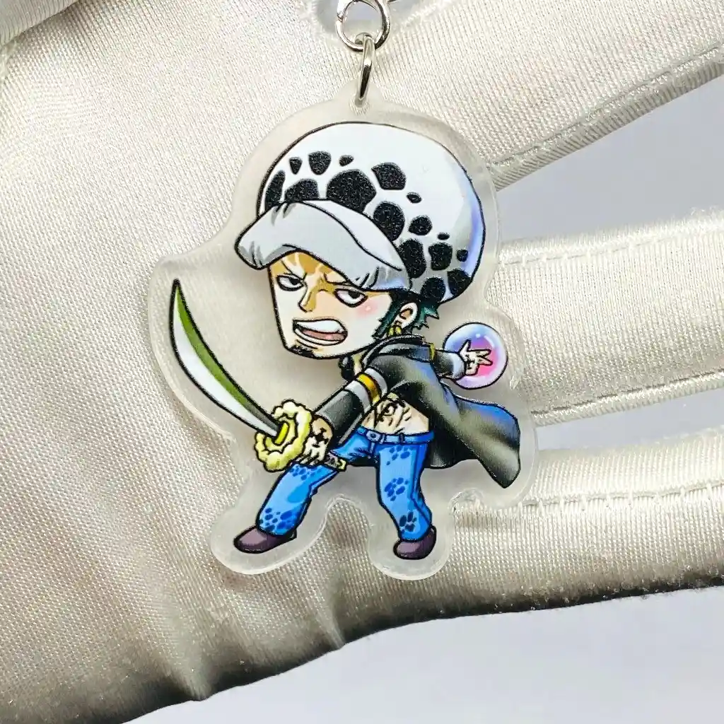 5CM Dây Đeo Điện Thoại One Piece Luffy Mica, Tranh Kính Acrylic Anime Manga 3
