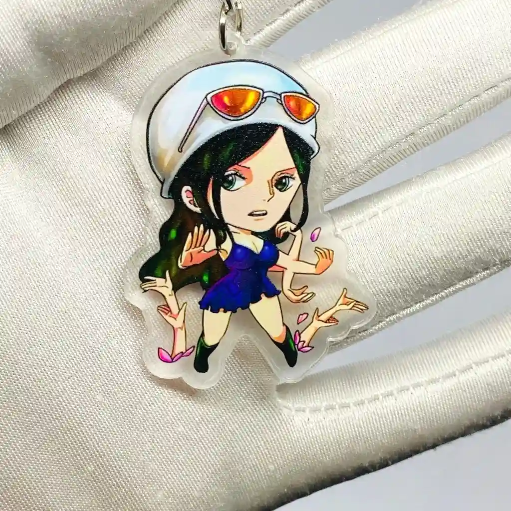 5CM Dây Đeo Điện Thoại One Piece Luffy Mica, Tranh Kính Acrylic Anime Manga 4
