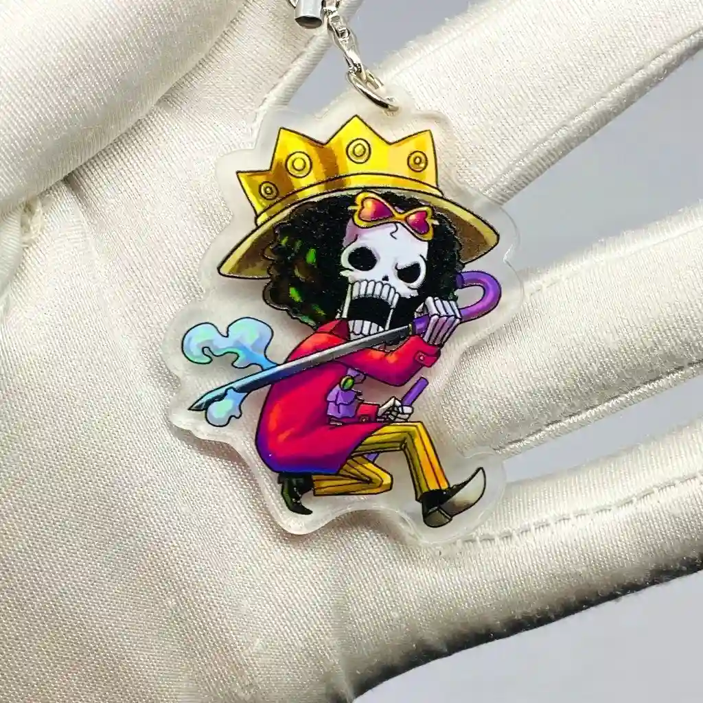 5CM Dây Đeo Điện Thoại One Piece Luffy Mica, Tranh Kính Acrylic Anime Manga 5