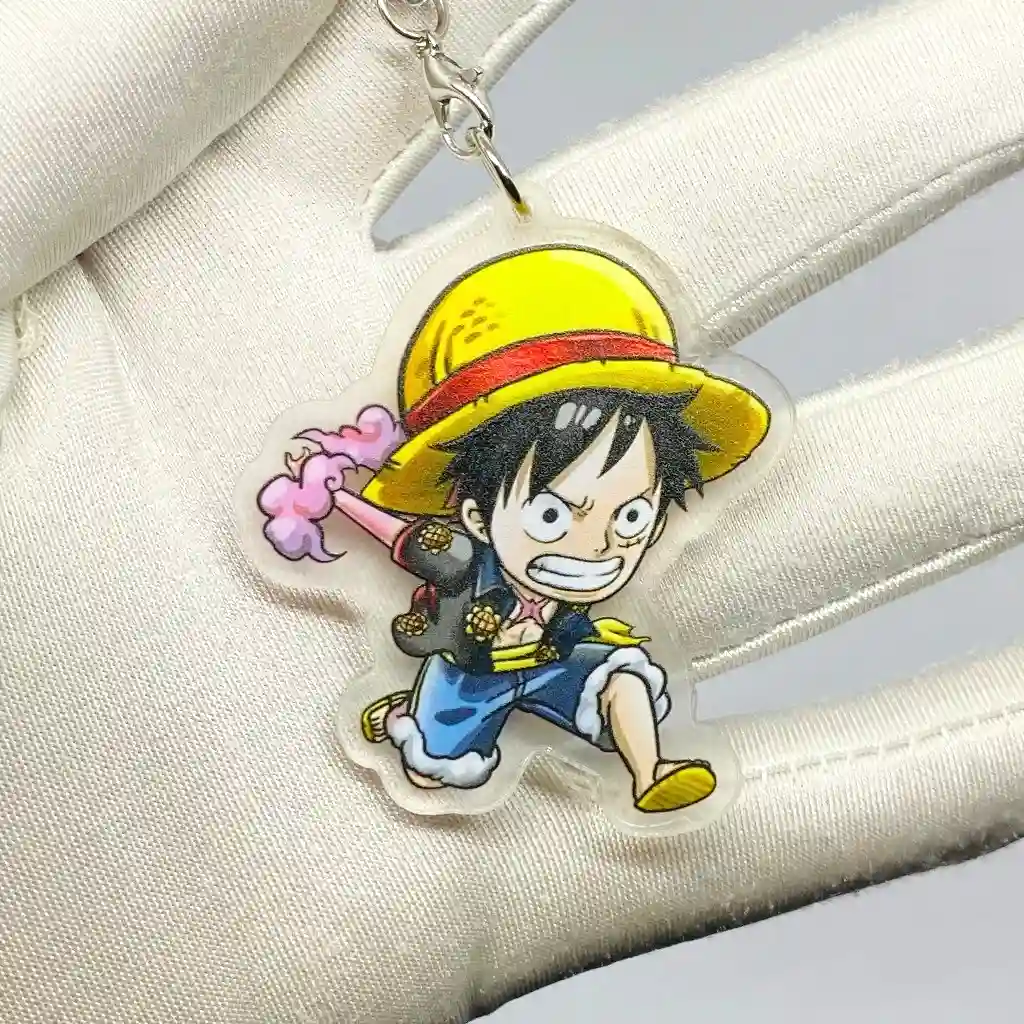 5CM Dây Đeo Điện Thoại One Piece Luffy Mica, Tranh Kính Acrylic Anime Manga 7