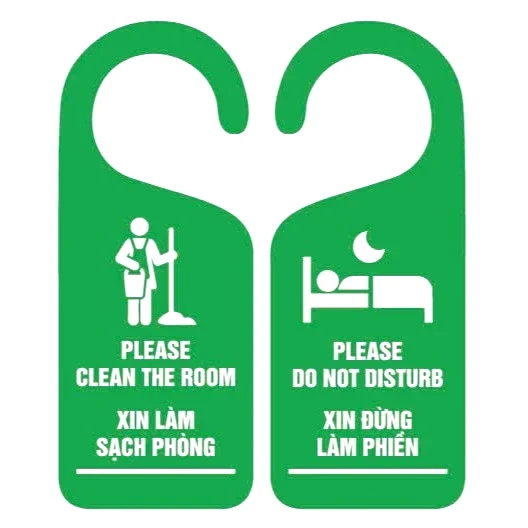 Ảng Treo - Thẻ Dọn Phòng Khách Sạn, Thẻ Không Làm Phiền Treo Cửa Phòng Khách Sạn, Resort, Hotel , Motel 8 Ảng Treo - Thẻ Dọn Phòng Khách Sạn, Thẻ Không Làm Phiền Treo Cửa Phòng Khách Sạn, Resort, Hotel , Motel 7