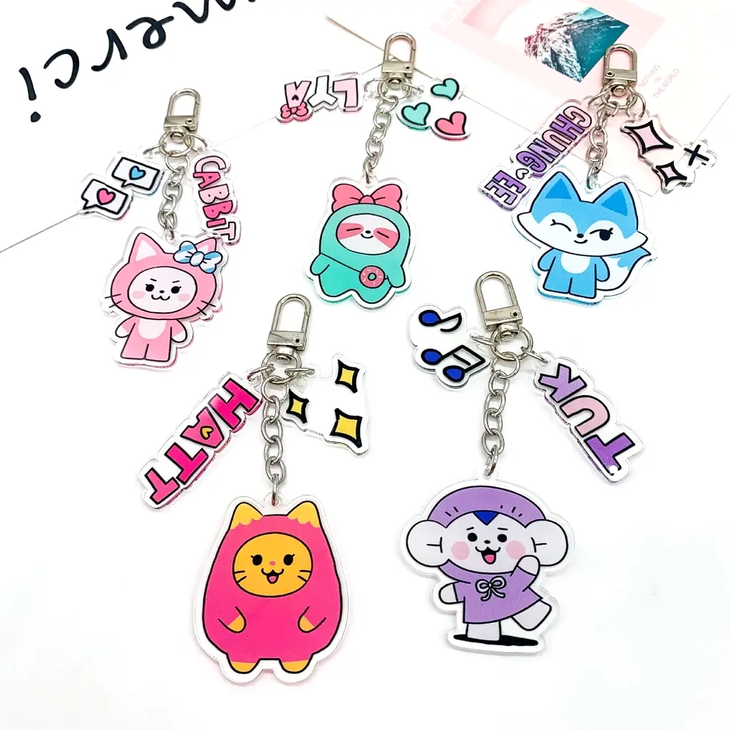 Ba Món ITZY WDZY Series Mới Lia Ryujin Yuna Móc Khóa 6 Ba Món ITZY WDZY Series Mới Lia Ryujin Yuna Móc Khóa 5
