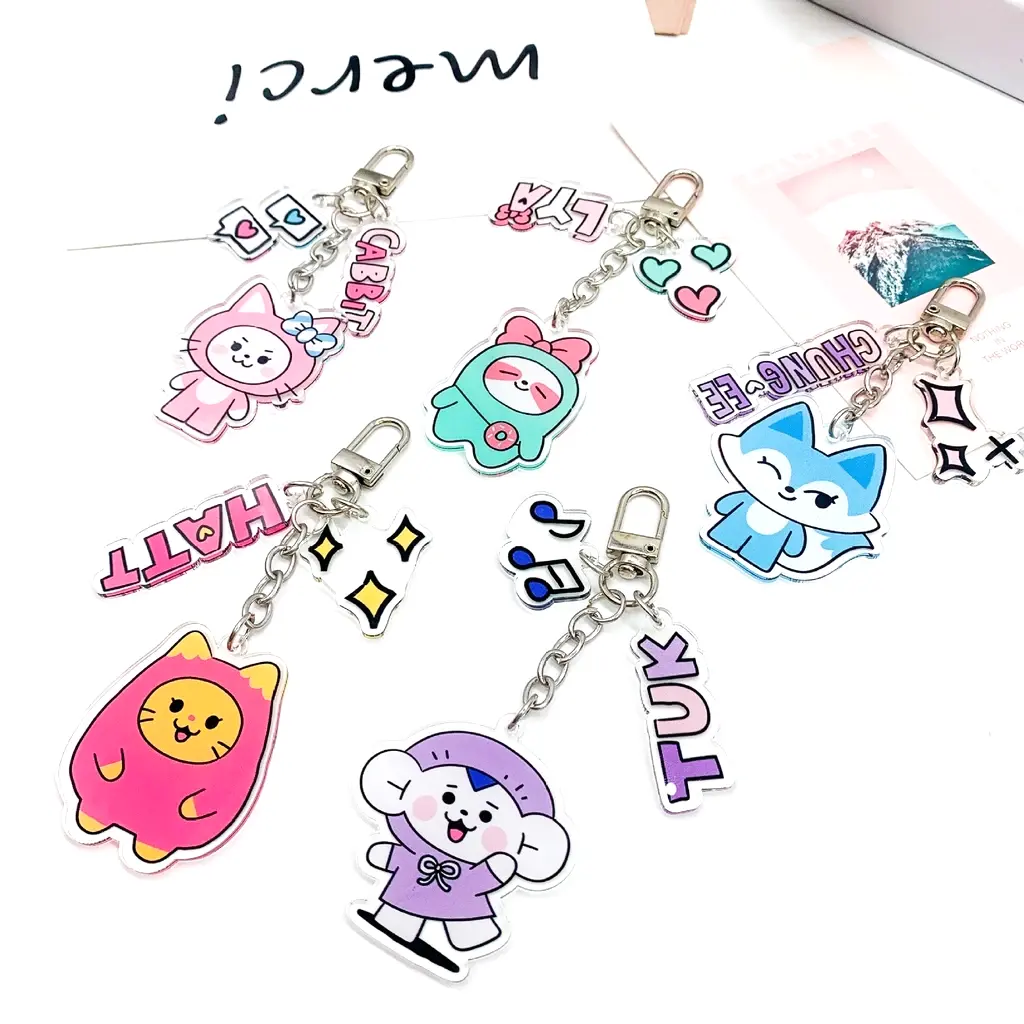 Ba Món ITZY WDZY Series Mới Lia Ryujin Yuna Móc Khóa 7 Ba Món ITZY WDZY Series Mới Lia Ryujin Yuna Móc Khóa 6