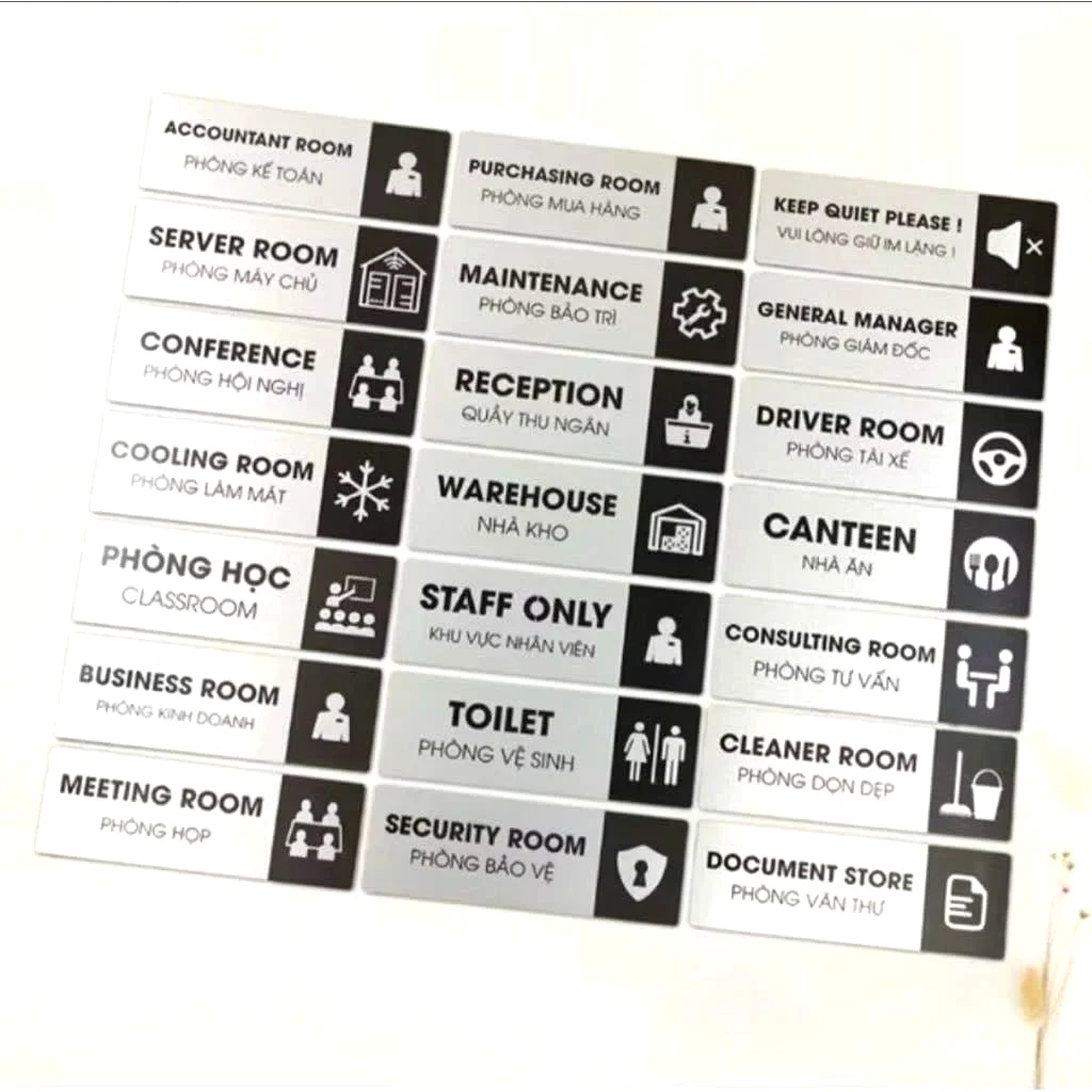 Bảng, Biển Alu In Uv Theo Yêu Cầu, Số Nhà, Tên Công Ty, Nhà Vệ Sinh, Wc, Bảng Phòng Ban, Bảng Số Phòng, Bảng Chỉ Dẫn. 4